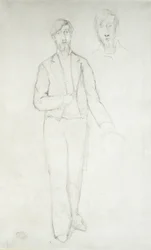 Porträt von George Moore, 19. Jahrhundert